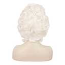 Queen Wig Platinum Blonde Beehive Wig 18th Century Baroque Hair for Women Lady Natural Synthetic Victorian Cosplay Party Costume Hair
