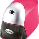 Bostitch Office QuietSharp Executive Heavy Duty Electric Pencil Sharpener for 65% Faster Sharpening and 6X Longer Cutter Life - Colored Pencil Compatible, Pink