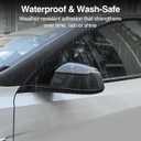 for Tesla Model Y Juniper Mirror Covers, Guard Covers Protector for Model Y Exterior Accessories (Matte Carbon Pattern)