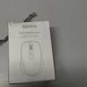 PEIOUS Wireless Mouse Jiggler - LED Wireless Mice with Build-in Jiggler Mover, Rechargeable Moving Mouse for Computer with Undetectable Random Movement Keeps PC Laptop Awake - Black