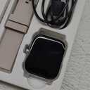 Smart Watch for Men Women Compatible with iPhone Samsung Android Phone 1.69 inch Full Touch Screen IP68 Waterproof Bluetooh Fitness Tracker Heart Rate/Sleep Monitor (Starlight)