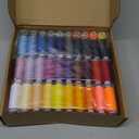 All Purpose Sewing Thread, Lemonfilter 100 Color Sewing Thread Assortment 300 Yards Each Spool Polyester Thread for Sewing, Hilos para Coser for Machine Sewing, Hand Stitching or Embroidery