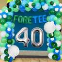 JeVenis Golf 40th Birthday Decorations Men 40th Birthday Decorations Foretee-Tee Birthday Banner 40th Golf Theme Birthday Party Decoration