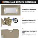 Sun Visor for Honda CRV 2017-2022, Left Driver Side Beige SunVisor Replacement 83280TLAA12ZB