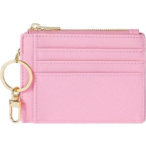 Sodsay Card Case Slim Front Pocket Wallet for Women Credit Card Holder with Keychain