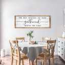 42x15 Inch Wooden Wall Art with Title The Best Memories Are Made Gathered Around The Table, Rustic Farmhouse Dining Room Wall Decor, Large Framed Kitchen Wall Art for Home Decor, Wooden Sign for Above Dining Table(White)