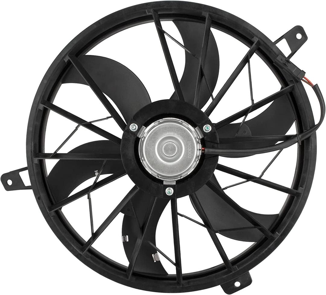 620-010 Engine Radiator Cooling Fan Assembly for Jeep Grand Cherokee L6 4.0L V8 4.7L 1999 2000 2001 2002 2003 Liberty V6 3.7L 2002 2003, CH3115110 52079528AB 674-00389