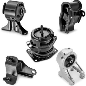 PartsFlow Engine Motor and Trans Mount Set of 5 Compatible with Honda 1999 2000 2001 2002 2003 2004 Odyssey 3.5L V6 9441 9202 8974 8898 8986 Replacement for A4519HY A4518 A6552 A6582 A6579