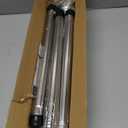 STARLATTA Shower Curtain Rod, 31-80 Inches Adjustable Tension Rod, 1-Inch Diameter Heavy Duty Rustproof Stainless Steel, No-Drill Spring Rod for Bathroom, Kitchen and Closet, Silver