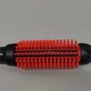 REVLON New and Improved SmoothStay Coconut Oil-Infused Heated Hair Styling Brush | 1 Barrel for Voluminous, Shiny Results (Black/Red)