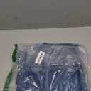 Allimy Women's High Waisted Straight Ankle Wide Leg Ripped Jeans Frayed Hem Stretchy Capri Denim Pants, Size 6