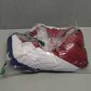 9 Pieces American Pleated Fan Flag, 3 X 1.5 Ft USA Patriotic Pleated Fan Flag 4th of July Half Fan Banner Decoration for Independence Day Porch Garden Outdoor Indoor Decorations