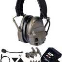 2025 FMA AMP NRR 26dB Digital Tactical Headset | Pickup Noise Reduction Communication Hearing Protection Earmuffs (Fg)