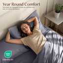 Utopia Bedding Queen Size Sheet Set 4 Piece Bed Sheets, Soft and Breathable Microfiber, Includes 1 Fitted Sheet, 1 Flat Sheet and 2 Pillowcases Oeko Tex (Grey)