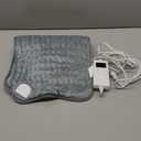 Heating Pad for Period Cramps, Heating Pad for Back/Neck/Shoulder Muscle Pain, 6 Heating&4 Timer Setting, Auto Shut Off, Dry/Moist Heat & Machine Washable, Gray Birthday Christmas Gifts for Women Mom (12'' x 24'')