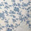YiHomer Pastoral Rectangle Tablecloth - 60 x 140 Inch Table Cloth - Washable Table Cover with Dust-Proof Wrinkle Resistant for Restaurant, Picnic, Indoor and Outdoor Dining, Floral (Dark Blue)