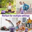 Magnavox MD6924 Portable Top Loading CD Boombox with AM/FM Stereo Radio in Black | CD-R/CD-RW Compatible | LED Display | AUX Port Supported | Programmable CD Player | (Purple)