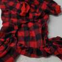 SCENEREAL Dog Pajamas for Small to Large Dogs Soft Pet Sweater Clothes Warm Puppy Onesie Outfits for Doggie Winter Christmas - Dog Jammies Pjs (Black), Size: XXL