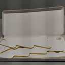 Christmas Table Decorations Indoor, 5 Pcs Large White Honeycomb Paper Christmas Trees, Vintage Light Up Table Centerpieces for Xmas Winter Wonderland Holiday Party Weddings Home Decor, 12/14/16 Inch