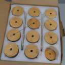 [ 12pcs Set ] Glass Cups with Bamboo Lids and Glass Straw - Beer Shaped Drinking Glasses, 16 oz Iced Coffee Glasses, Cute Tumbler Cup for Smoothie, Boba Tea, Whiskey, Water - 4 Cleaning Brushes