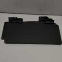 LEIFIDE 10 Pcs Metal Slatwall Shelves, 12 x 6 Inch Hanging Flat Slat Wall Shelf Accessories for Slatgrid Panel, Heavy Duty Slatwall Organizer for Retail Display Vendor Shoes Shop Garage Supplies (Black)