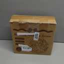 iDavosic.ly 2 Tier Rotating Necklace Holder Organizer with 42 Hooks, Adjustable Metal Bracelet Display Stand Rack, Extra Tall Keychain Spinning Tree Tower for Women, Gold