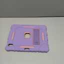 Grifobes for iPad A16 Case 11th Generation 11 inch 2025 / iPad 10th Generation Case 10.9 inch 2022, Heavy Duty Military Grade Shockproof Cover with Pencil Holder for i Pad 11/10 Gen (Purple) (Purple / Rose Gold)