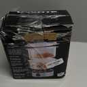 OVENTE 2-Tier Electric Food Steamer, 5 Quart Stainless Steel Stackable Steam Cooker with 400W Power, 60-Minute Timer & Auto Shut-Off, Dishwasher Safe, Healthy Vegetable & Seafood Steamer, Silver FS62S