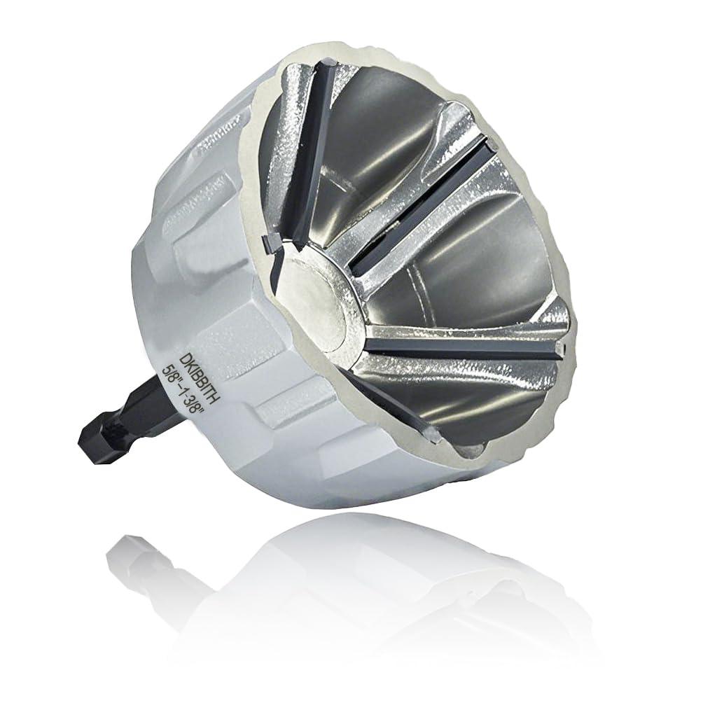 Heavy-Duty Deburring Chamfer Tool with Sharp Tungsten Carbide Blades,Fast Hex Shank Deburr Drill Bit, External Burr Removal for Metal Rod Bolt Pipe 3D Printing PVC in 5/8" to 1-3/8"Diameter(16~35mm)