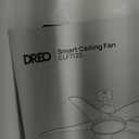 Dreo Smart Ceiling Fans with Lights, Low Profile Ceiling Fan with Alexa/App, 52'' Dimmable Lighting & Color Tuning, RGB Ambient Light for Living Room, Game Room, Easy Installation, Quiet, Black