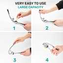HiramWare Garlic Press, Premium Rust Proof Kitchen Garlic Mincer Crusher Squeezer with Ergonomic handle, Ginger Crusher with Good Grip, Easy to Clean, Dishwasher Safe