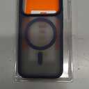 TORRAS Magnetic Shockproof for iPhone 17 Pro Case, Camera Control, Fit for MagSafe, Military-Grade Protection, Translucent Slim Case for iPhone 17 Pro Phone Case Anti-Fingerprint, Deep Blue