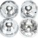4Pcs 3in / 77mm Car Wheel Center Caps for C10695 LG1011-16 57492085F-1 C524101-CAP Chrome Outer 3 in, Inner 2.58 in Snap-On Hub Caps
