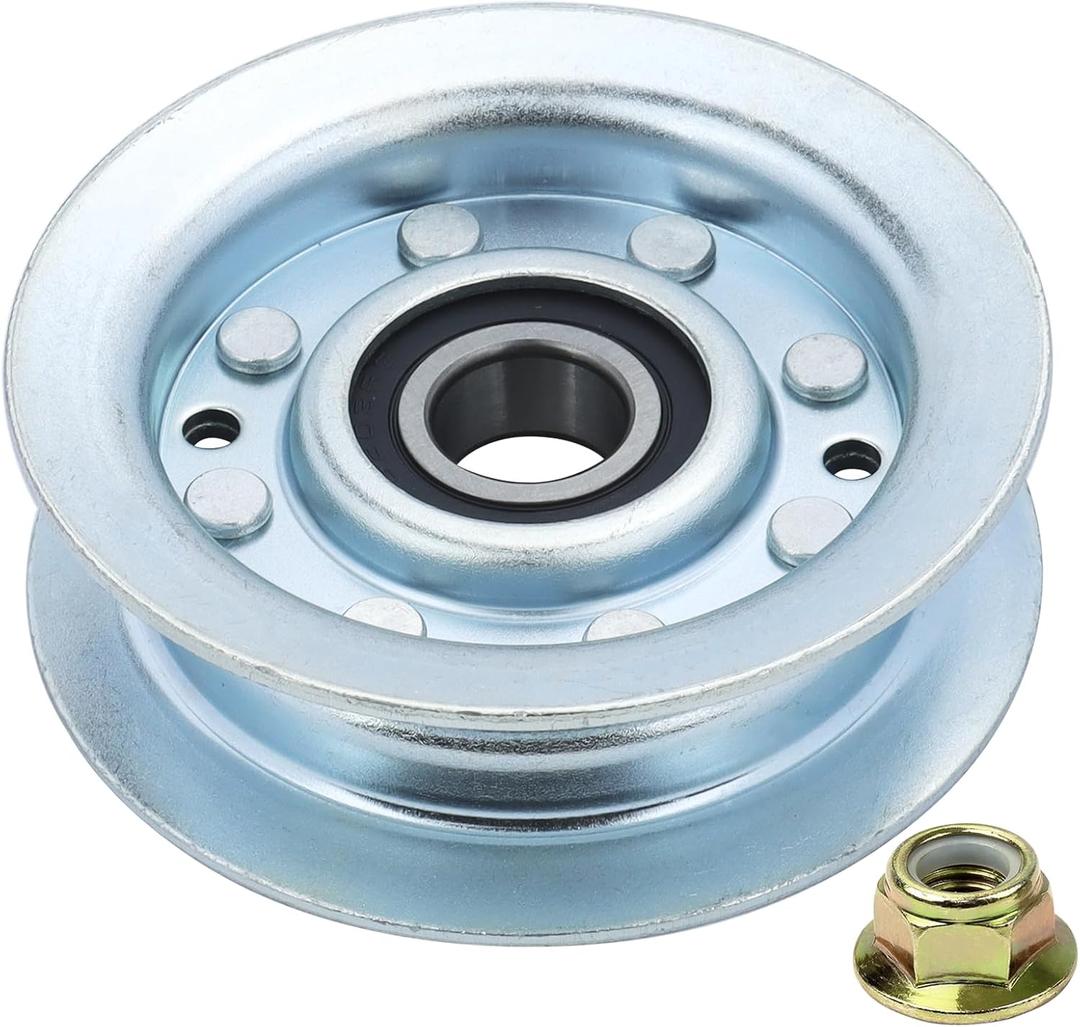 GELASKA GY22172 Idler Pulley Replaces GY20067 for John Deere 42" 48" D140, D100 D105 D110 D130 D155 D160, E140 E160 E170, L100 L110 L111 L120 L130, LA105 LA115 LA120 LA130 LA145, S100 S170 Deck Mowers