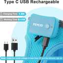 Light Up Dog Harness,Rechargeable LED Dog Harness for Small Medium Large Dogs,Reflective Lighted Safety Vest for Night Walking & Camping,Lightweight & Adjustable,Blue,XS