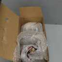 Partsam Double Face Square LED Fender Pedestal Lights Amber/Red 52 LED 3 Studs Mount Truck Trailer Stop Tail Turn Signal Lights Chrome Visor Waterproof w/Side Reflex Clearance Lights Clear Lens