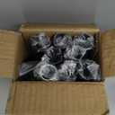 Curtain Rods for Windows 66 to 120 Inches, Adjustable 1 Inch Black Curtain Rod for Outdoor Indoor, Modern Heavy Duty Drapery Rod, Ceiling Mounted Room Divider, All Metal, Easy Install