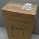 FRESHLIX 3 Pack Bathroom Trash Can 2.6 Gallon Small Touchless Automatic Motion Sensor Trash Cans Slim Waterproof Garbage Bin with Lid for Kitchen, Office, Bedroom Black White Grey