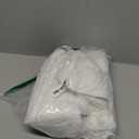 Toilet Rug U Shaped White 23x24 Machine Washable Non Slip Toilet Floor Mat Soft Plush Contour Rug for Bathroom Floor