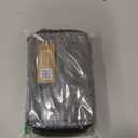 BAGSMART Electronics Organizer Travel Case, Cable Charger Cord Tech Organizer Pouch for Phone Charger Accessories, Grey