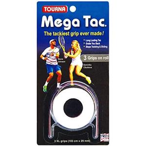 Tourna Mega Tac Extra Tacky Overgrip,4-Pack