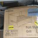 Park Grill Park Style Charcoal Grill In Ground Heavy Duty for Commercial and Outdoor Cooking Rustproof and 360 Degree Swivel 16x16 Inch