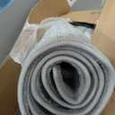 Pettop 4x6 ft Grey Area Rugs for Bedroom Living Room, Washable Memory Foam Indoor Carpet, Modern Aesthetic Minimalist Non Slip Soft Comfy Carpet for Boys Girls Dorm Home Decor