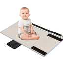 Kids Airplane Seat Extender Toddler Airplane Bed Toddler Airplane Travel Essentials Kids Airplane Seat Extender Travel Bed Portable Toddler Travel Plane Bed for Kids Baby Aged 4 or Below (Gray)