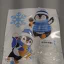 BelleAngle Winter Bulletin Board Decorations Set, Penguin Waddling Into Winter Christmas Classroom Decor Snowflake Cutouts for Holiday School Classroom Home Window Wall Door Decorations