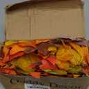 Ouddy Decor 2 Pack Fall Garland with Lights Decorations Maple Leaves Fall Lights Total 20 Ft 60 Led Mixed Color Battery Operated for Indoor Outdoor Autumn Harvest Thanksgiving Halloween Fall Decor