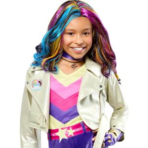 Rubies Unicorn Academy Sophia Mendoza Costume Wavy Wig for Kids Girls for Themed Parties and Halloween One Size