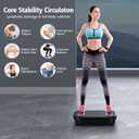 Vibration Plate Exercise Machine, Vibration Plate for Lymphatic Drainage 330 Lbs Capacity Whole Body Vibration Platform Machines Helps Weight Loss Shaping Toning Wellness