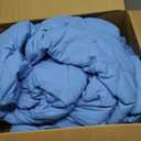HEVUMYI Royal Blue Queen Comforter Set - 7-Piece All Season Bed in a Bag Queen, Ultra Soft Bedding Set with Comforter, Flat Sheet, Fitted Sheet, Pillowcases, Pillow Shams