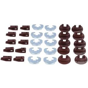 Drawer Guide Kit Enhanced Repair Solution Replacement Drawer Track Slide Kit Drawer Guide Kit Drawer Slides for Rite Trak II Plastic Drawer Track for Rite Trak II Drawer Slides